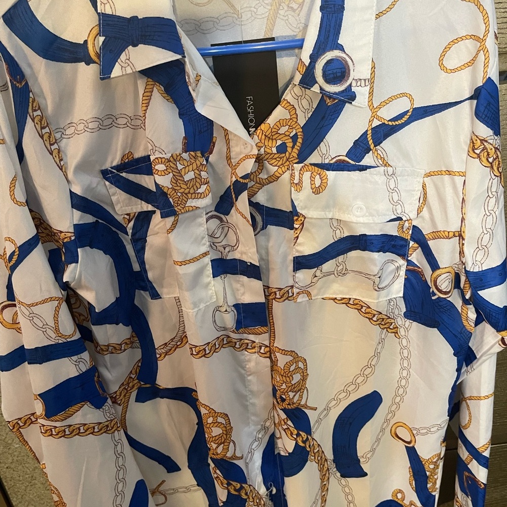 Long Fashionnova dress shirt